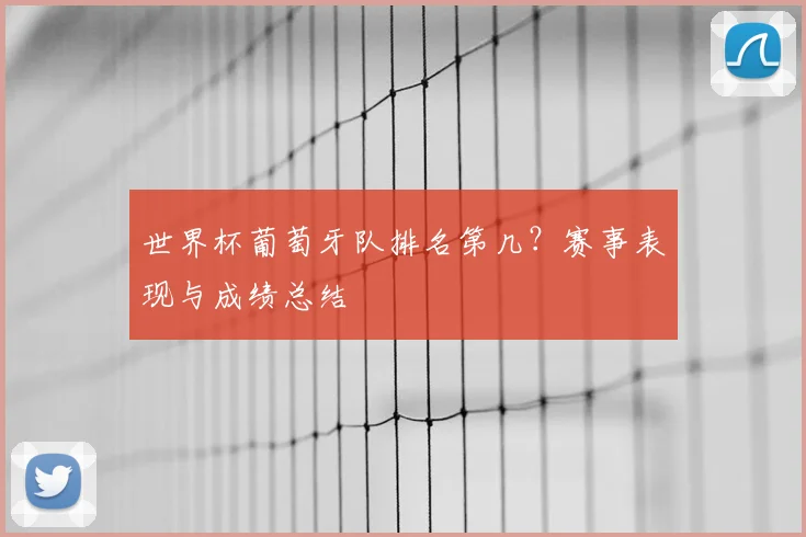 世界杯葡萄牙队排名第几?赛事表现与成绩总结